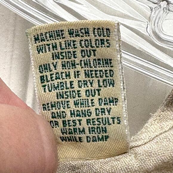 LL Bean Dress Linen Fit Flare
Embroidered, Sleeveless Women's Size 6 - Picture 6 of 6